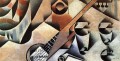 guitarra y vasos banjo y vasos 1912 Juan Gris
